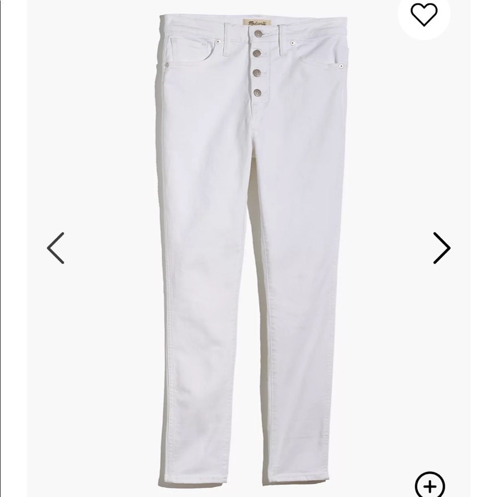 Madewell 10” High Rise Skinny Jeans